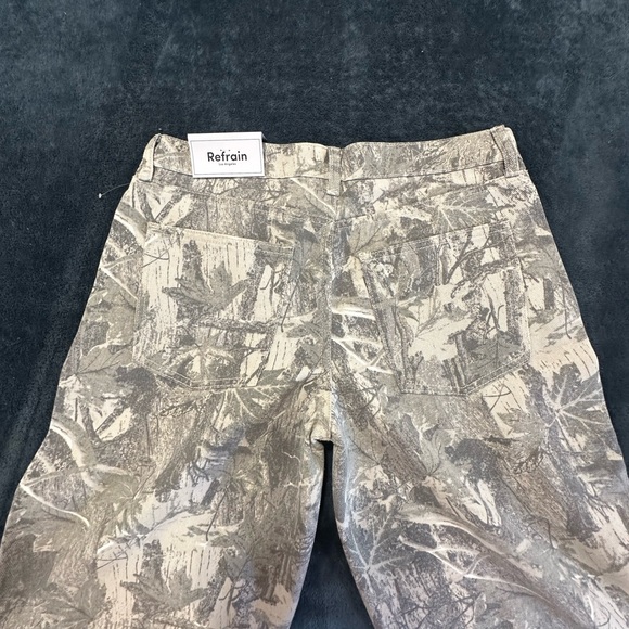 Chic Cream Patterned Women's WIDE LEG Jeans - Picture 2 of 4